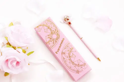 Ограничитель аниме карты Captor Sakura крыло со звездой розовая шариковая волшебная