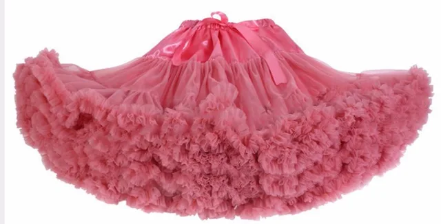 Vintage Puffy Short Women Crinoline Tutu Skirts Short Bridal Petticoats Cosplay Underskirt Rockabilly Tutu Party Mini Skirts watermelon
