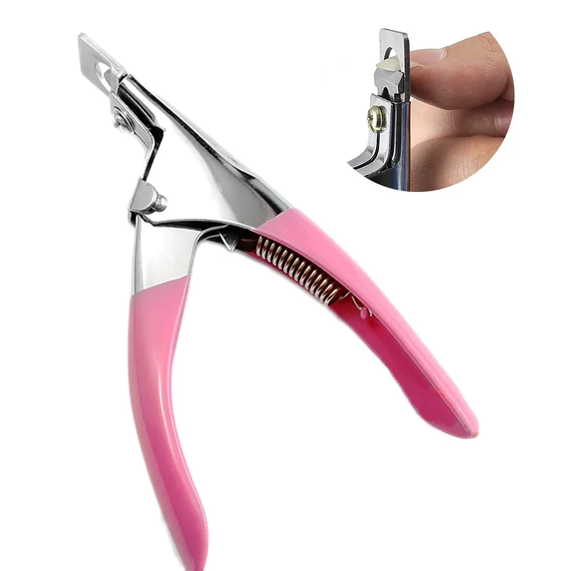 

Professional U Shape Nail Cutter Straight Scissor DIY Manicure False Nail Tips Cutting Scissor Cutter Trimmer Nails Clip Tool