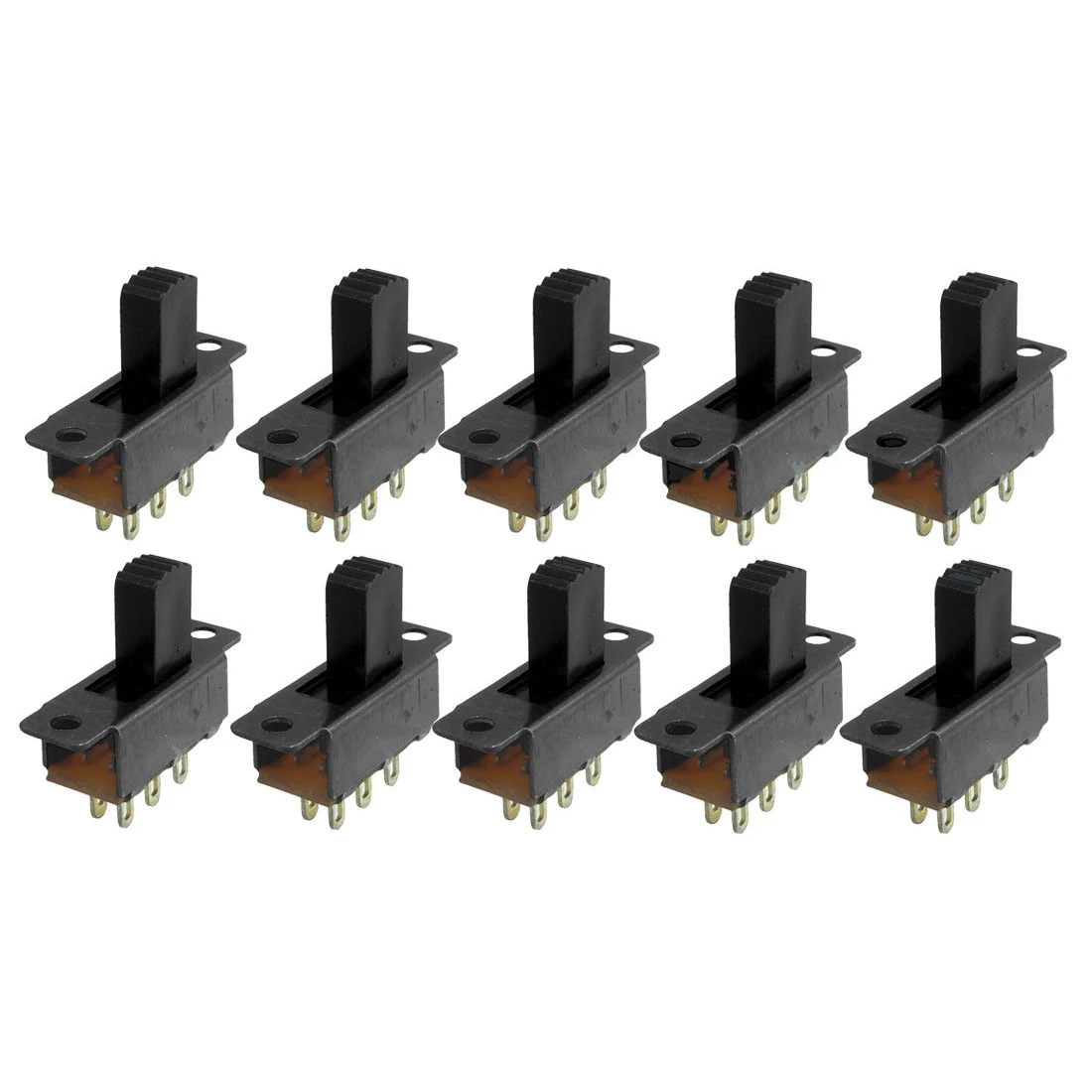

JFBL 10 Pcs 6 Pins 2 Positions DPDT On/On Mini Slide Switch