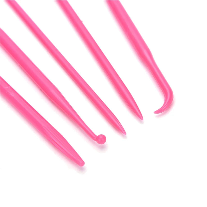 14 шт. розовый скульптура двойной сахар моделирование резак более гладкая Fimo форма для полимерной глины помадка Жевательная паста украшения набор инструментов