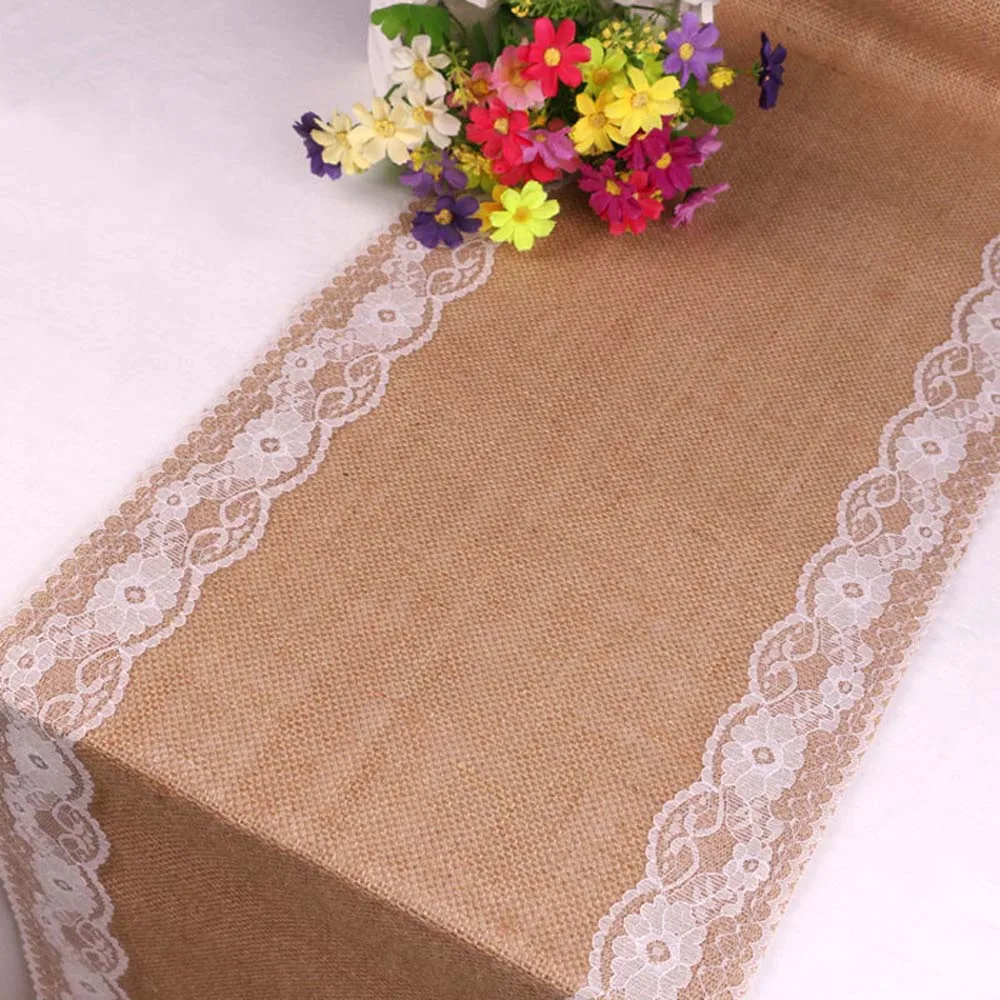 

British Style Cheap Good Quality Table Cloth Christmas Wedding Party Decor Linen Lace Table Runner Fashion Home Accessory ZY011
