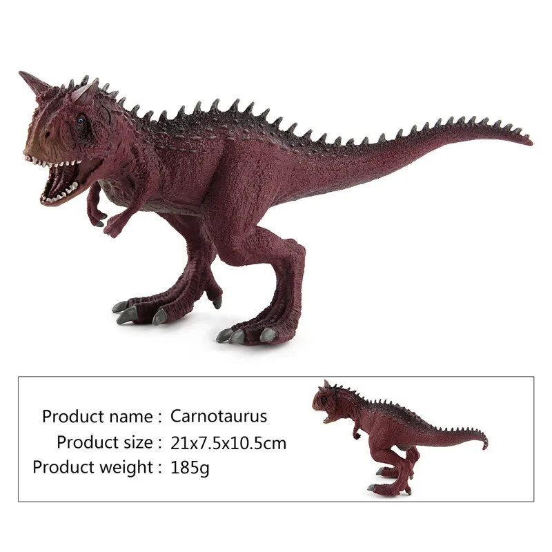 Carnoaurus Динозавры юрского периода модели пластиковые экшн-фигурки животных Коллекция игрушек подарок