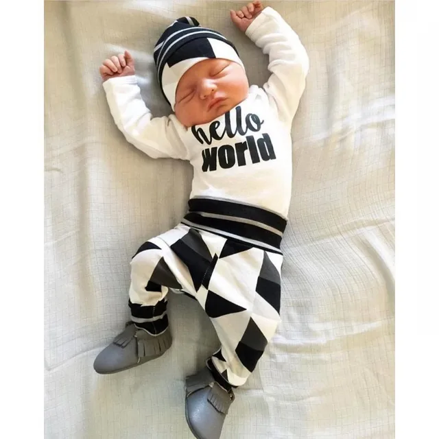 2019 automne nouveau style bébé vêtements bébé garçon fille