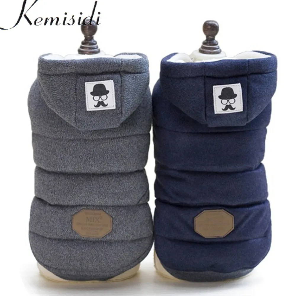 

KEMISIDI Dog Clothes Winter Coat Jacket Poodle Hooded Thick Cotton Cat Puppy Dogs Coat Small Puppy Pet Costume Winter Dog Cloth