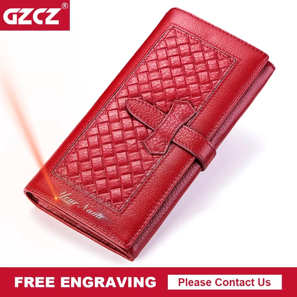 Кошелек GZCZ Женский длинный из натуральной кожи|Кошельки| |