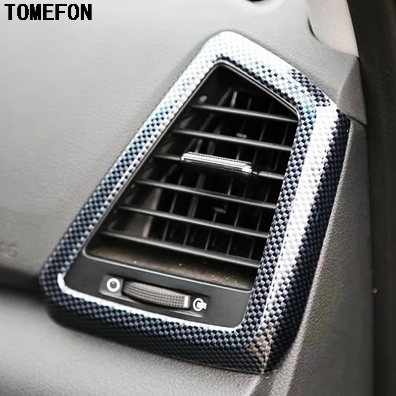 TOMEFON для Hyundai Tucson 2015 2016 ABS углеродное волокно краска Внутренняя дверь окно Bottons AC
