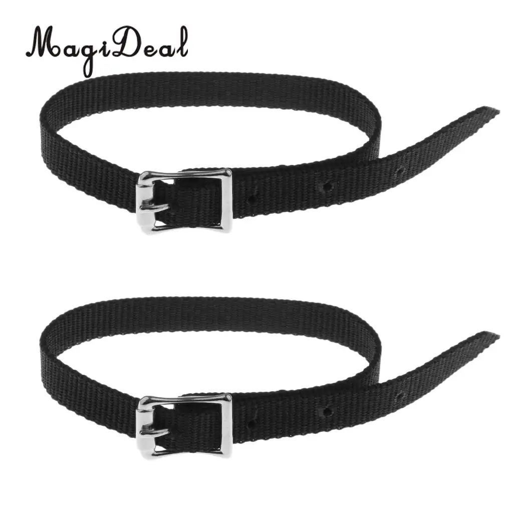 MagiDeal 4 pcs Thickened Weaved English Spurs Straps Horse Riding Equestrian