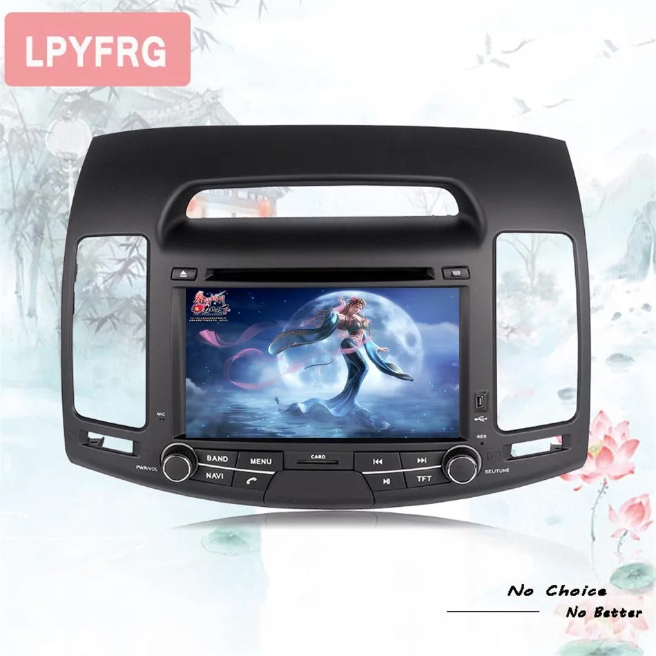 Flash Deal 1024*600 Android 9.0 Car DVD Player for Hyundai Elantra 2007 2008 2009 2010 2011 Bluetooth GPS Navigation Radio camera Head unit 4