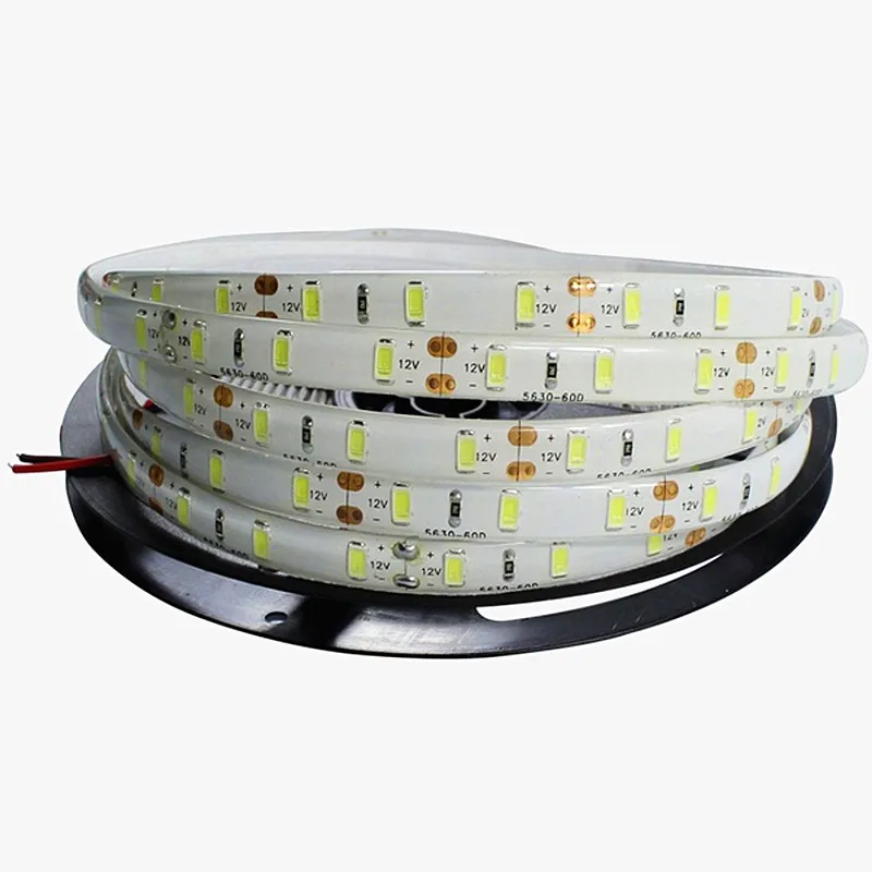 1/2/3/4/5M White / Warm white LED Strip light String Ribbon 5630 SMD lamp Tape More Bright Than 2835 3528 5050 For Decorative