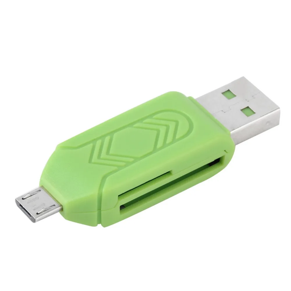 ABS универсальный card reader Мобильный телефон PC card reader Micro USB OTG картридер OTG TF/SD флэш-памяти