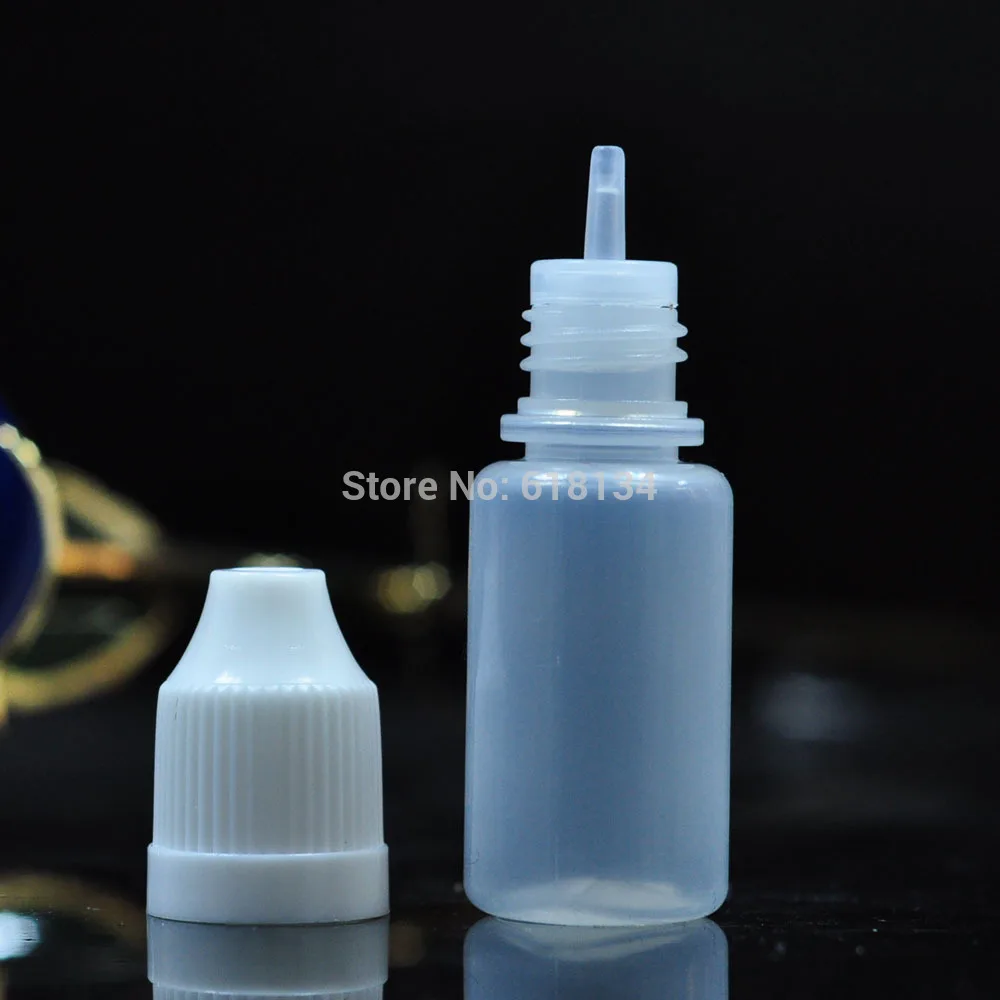 

Wholesale-Free shipping 2500 PE 10ML Plastic Dropper Bottles With Childproof Cap With Long Thin Tip,Plastic bottles E-cigarette