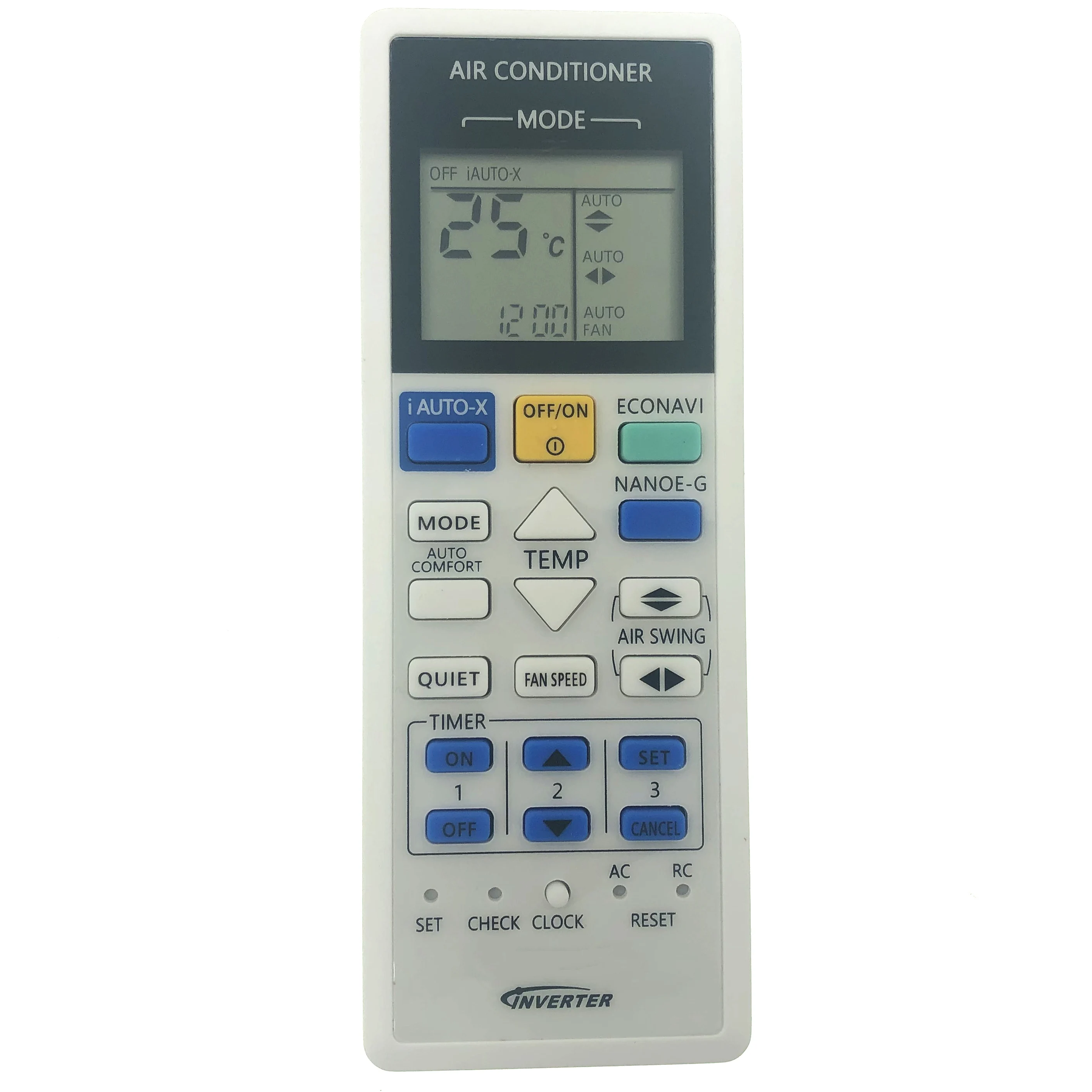 New Remote Control A75c4543 For Panasonic Inverter A C Ac Air Conditioner Remote Controls Aliexpress