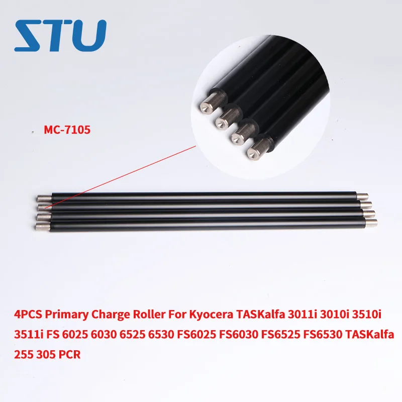 

4PCS Primary Charge Roller For Kyocera TASKalfa 3011i 3010i 3510i 3511i FS 6025 6030 6525 6530 FS6025 FS6030 FS6525 FS6530 PCR