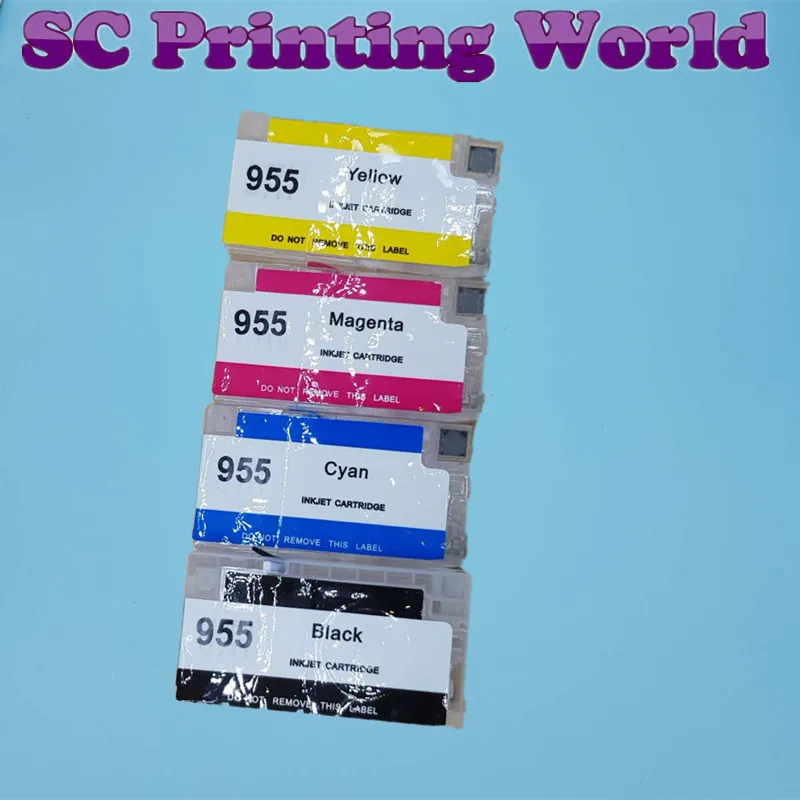 1 Набор для HP 955 955XL Заправляемый картридж с чипом ARC OfficeJet Pro 7740/8210/8216/8710/8725/8730/8740 |