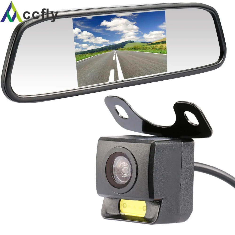 

4.3inch TFT LCD rear view Parking Monitor Assembly and Hd night vision back CCD Reversing camera