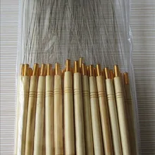 50 шт. деревянная ручка вытягивая иглу/Micro Кольца/петли подключили крючком иглы плетения волос Инструменты