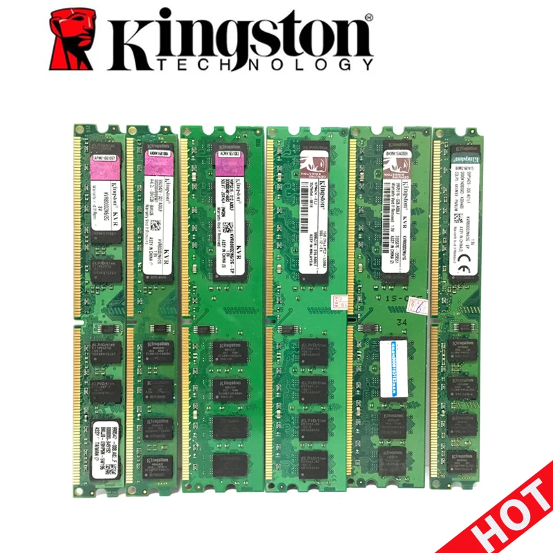 Kingston настольная память 2 ГБ 2G 800 МГц PC2-6400 DDR2 PC ram 800 6400 2G 240-pin