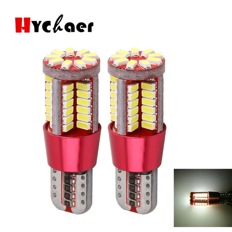 

10pcs T10 led 168 w5w super bright 57 SMD 3014 LED 57smd CANBUS NO Error Auto Wedge marker Light bulb Car Clearance lamp 12V