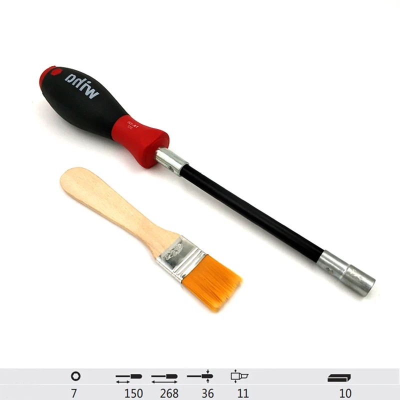 

7.0*150mm Copier Repair Tool Soft Sleeve Screwdriver for Xerox Socket Spanner for Ricoh with Magnetic