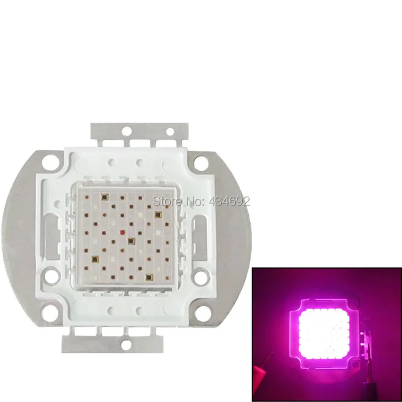 

1PC 50W High Power Led Plant Grow Light Blue 450nm 42mil & Red 660nm 45mil DC25 - 27V 1500mA Led DIY Aquarium lighting