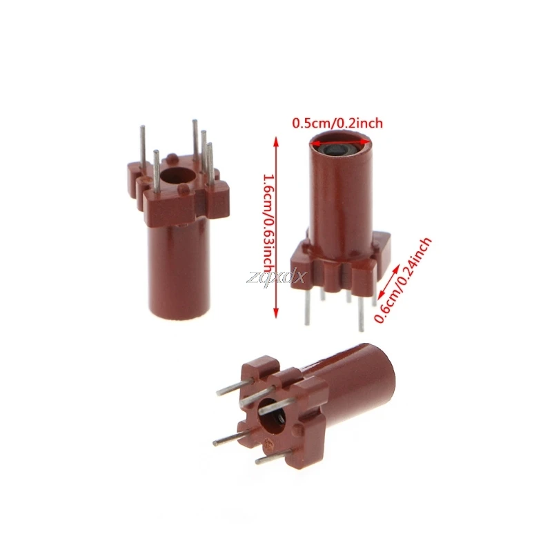 20 Pcs Adjustable Inductor Shell Skeleton Empty Ferrite Core No Inductor Coil 25-100MHZ Whosale&Dropship