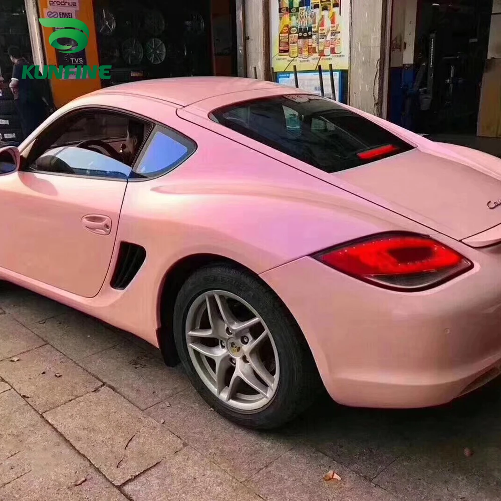 Car Vinyl film Body Sticker Car sticker Two-tone rouge pink (2)