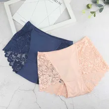 Сексуальные женские кружевные трусики, дышащие Прозрачные Боксеры Шорты, Трусики с высокой талией, трусики, трусики, удобное нижнее белье