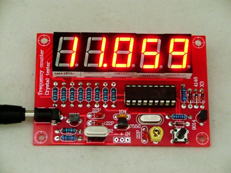 1Hz 50MHz oscillator frequency meter measuring frequency measurement