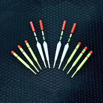 

25 sets/bag TOPIND 15pcs/set Assorted Sizes Slip Drift Tube Indicator Fishing Float