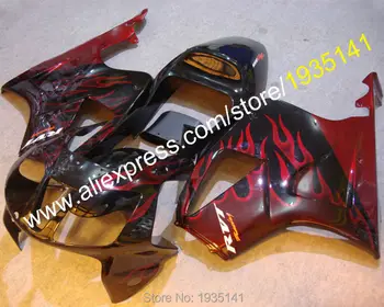 

Flame motorbike part For Honda VTR1000 RC51 2000-2007 VTR 1000 00 01 02 03 04 05 06 07 RVT1000RR ABS red black Fairing