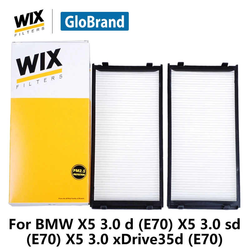 WiX no Containing carbon car cabin Filter WP9338 for BMW X5 3.0 d (E70