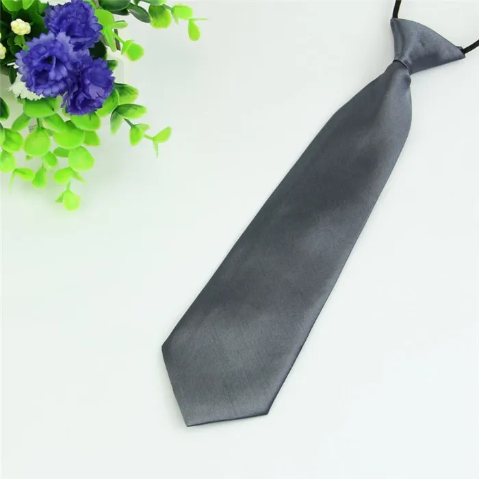 Галстук для мальчика, детский, школьный, Свадебный галстук-бабочка, эластичный, сплошной цвет