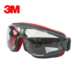 3M GA501 Anti-Impact Anti chemical splash Safety Glasses Goggle Sports Bicycle Economy clear Anti-Fog Lens Eye Protection Labor