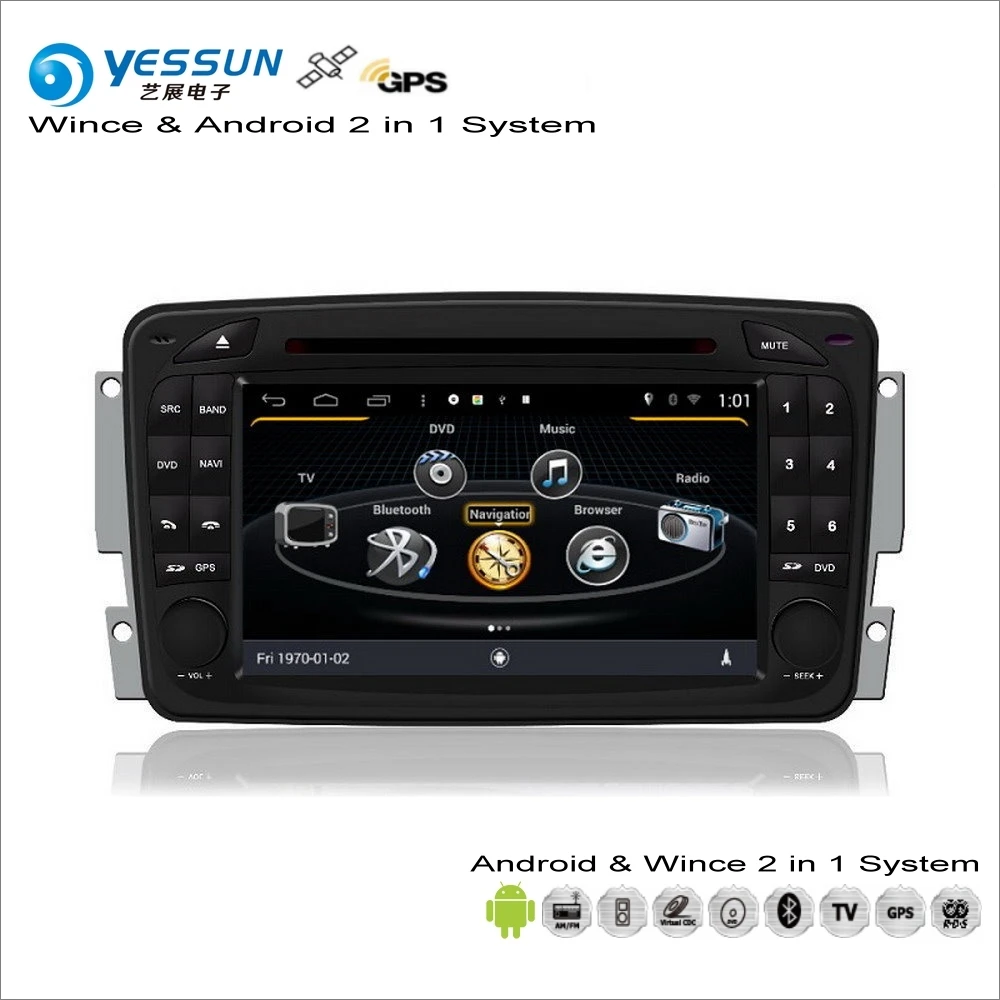 Top Car Multimedia Radio CD DVD Player GPS Navi Map Navigation Audio Video Stereo For Mercedes Benz Vaneo 2002 2003 2004 2005 3