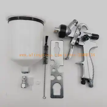 Free shipping HVLP Spray gun for painting cars H319 Suitable for spraying primer Gravity Feed with 1.3mm nozzle 600ml Pot