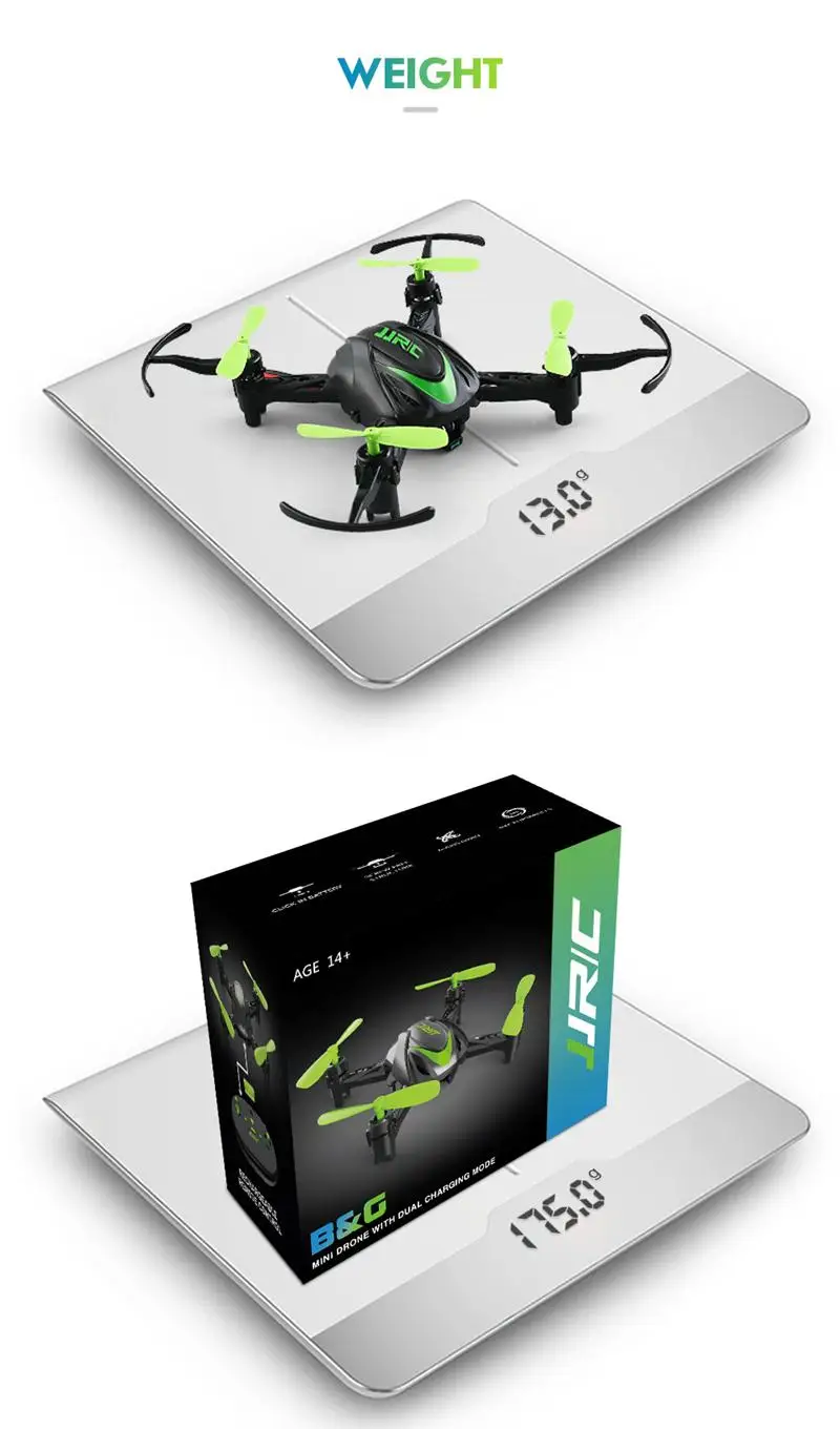 JJRC H48 MINI 2,4G 4CH 6 Axis 3D Flips RC Дрон Квадрокоптер RTF для детей Рождественский подарок игрушка