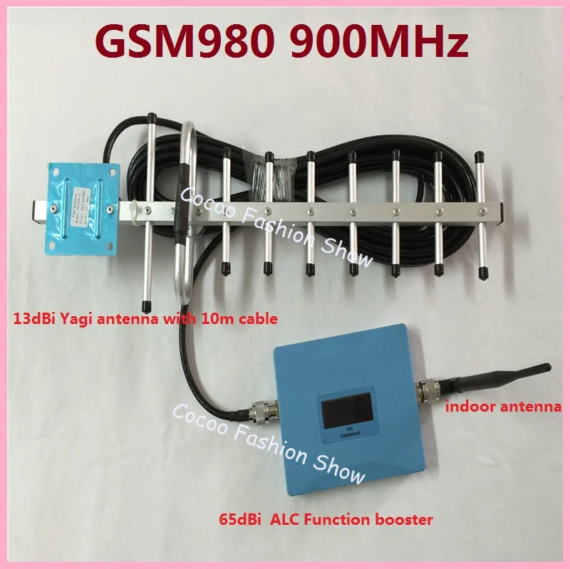 

Newest GSM 980 Repeater 2G GSM 900Mhz Mobile Phone Signal Booster Amplifier GSM 900Mhz Repetidor Antenna Cellular Signal Booster