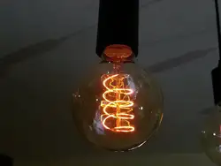 Ретро Эдисон лампочка E27 220 В 40 Вт G80 нити Винтаж ампулы лампа накаливания со стеклянным колпаком открытый подвесные светильники старинная