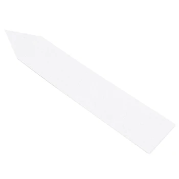 

100 Pcs Plastic Plant Seed Labels Pot Marker Nursery Garden Stake Tags 10cm x 2cm (White)
