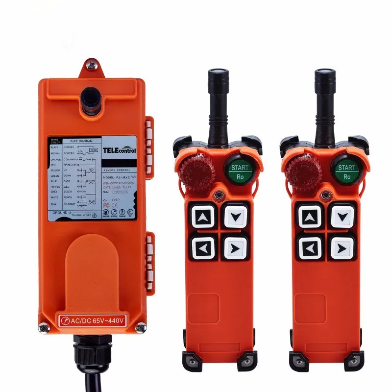 

F21-4S remote control 2 transmitter and 1 receiver radio wireless way to crane and hoist