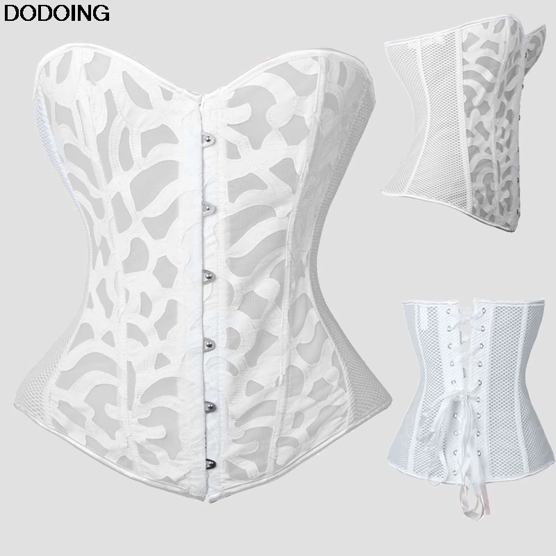 Lingerie Women Summer Soft Corset Women Sexy Corsets Breathable Body Shaper Corselets Trainer Slim Overbust Waist Cincher Hot