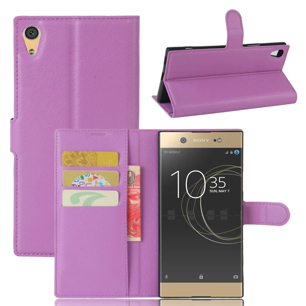 100pcs/lot gligle Card Holder Wallet Case Cover for Sony Xperia XA1 Ultra Protective Shell | Мобильные телефоны и