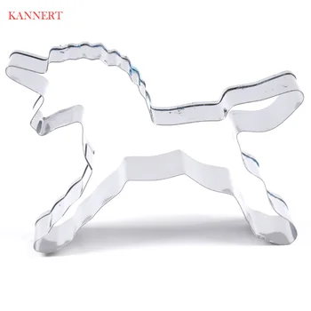 

1Pcs Unicorn Head Cookie Cutter Stainless Steel Fondant Cutter Baking Cookie Mold Biscuit Mould KANNERT