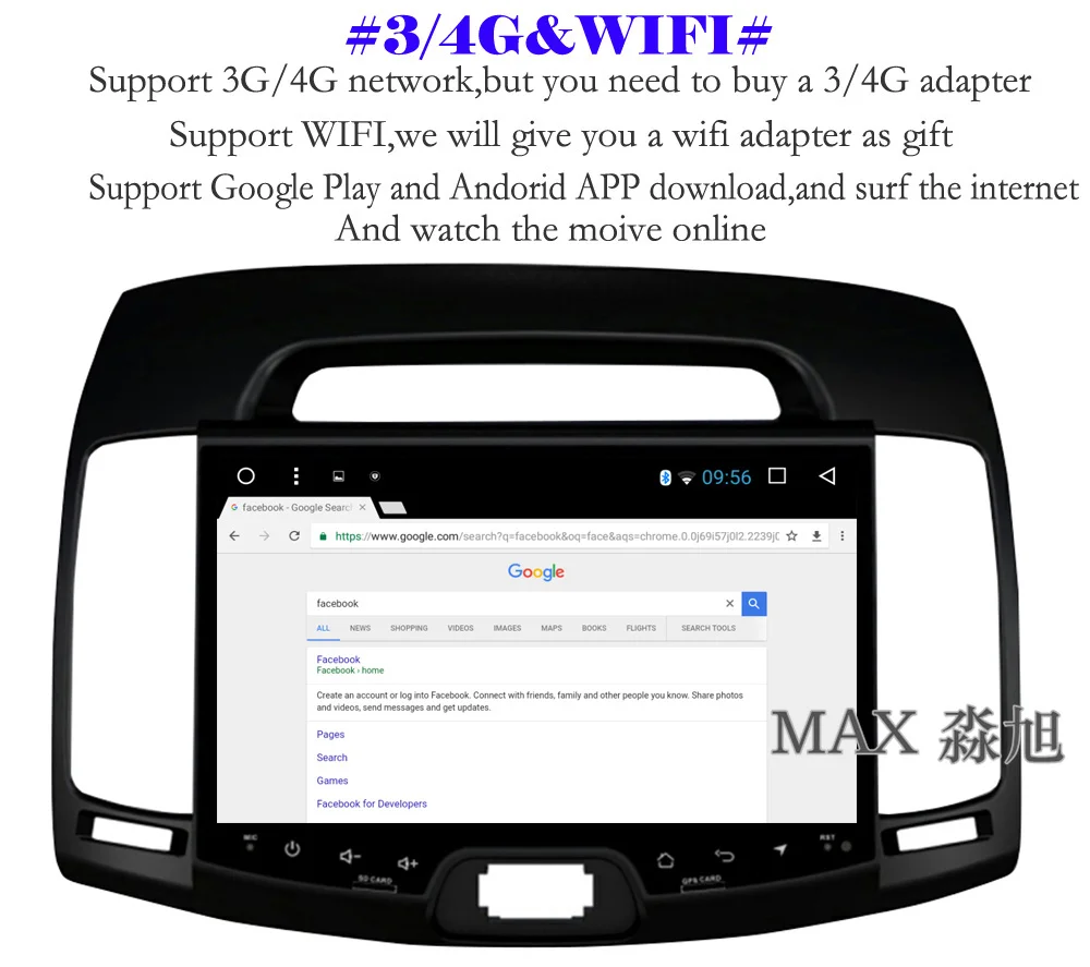 MAX 2G 32G gps навигация Android 8,1 автомобильный dvd-плеер для hyundai Elantra 2007-2011 Автомагнитола BT 4G WiFi карта и тыловая камера бесплатно