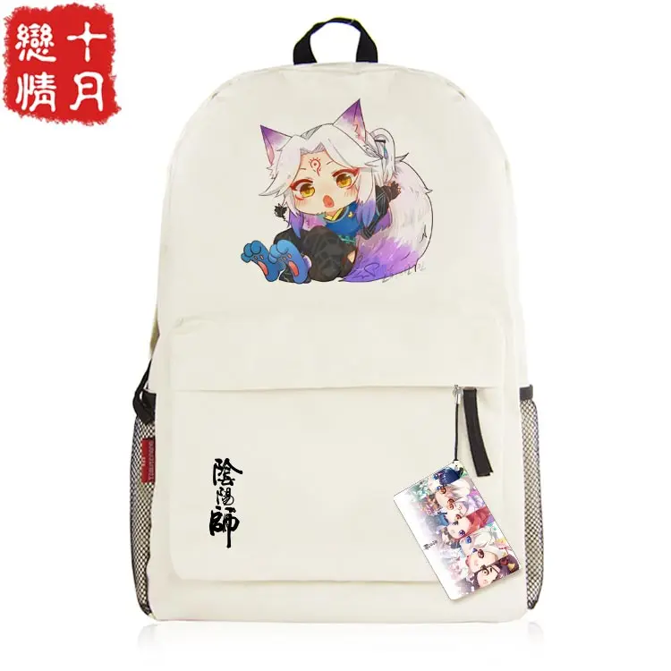 

Anime Twin Star Exorcists Cosplay Enmadou rokuro Cos Cartoon student campus male and female backpack child birthday gift