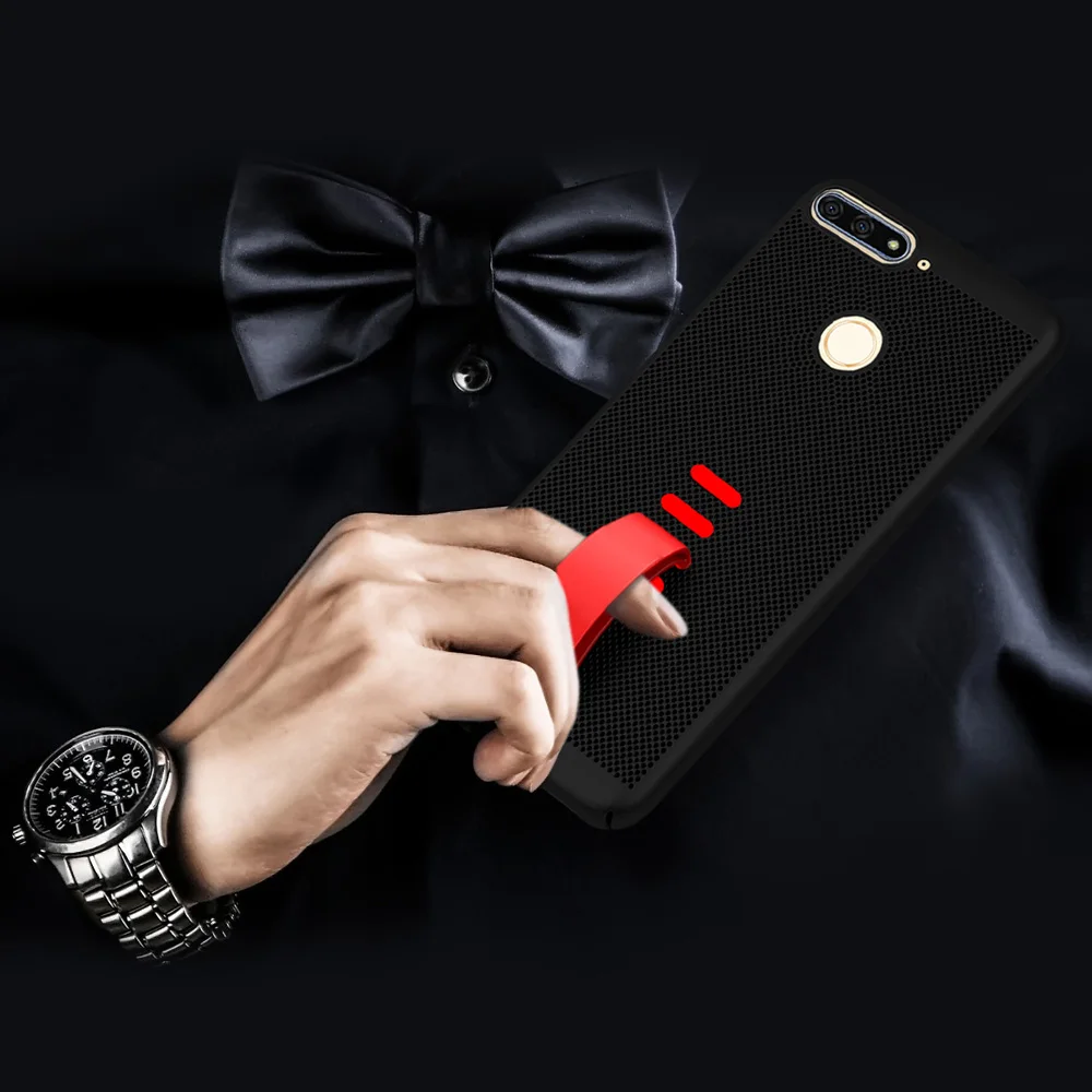 KHW1964_2_Heat Dissipation Hollow Phone Case For Huawei Honor 7C 5.7 AUM-L41