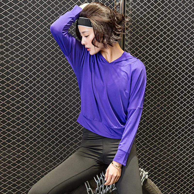 Lumier Workout Jacket Women Yoga Top Long Sleeve Fitness Sport Shirts Cut Out On Back Gym Fit Breathable Net Running Hoodies (8)