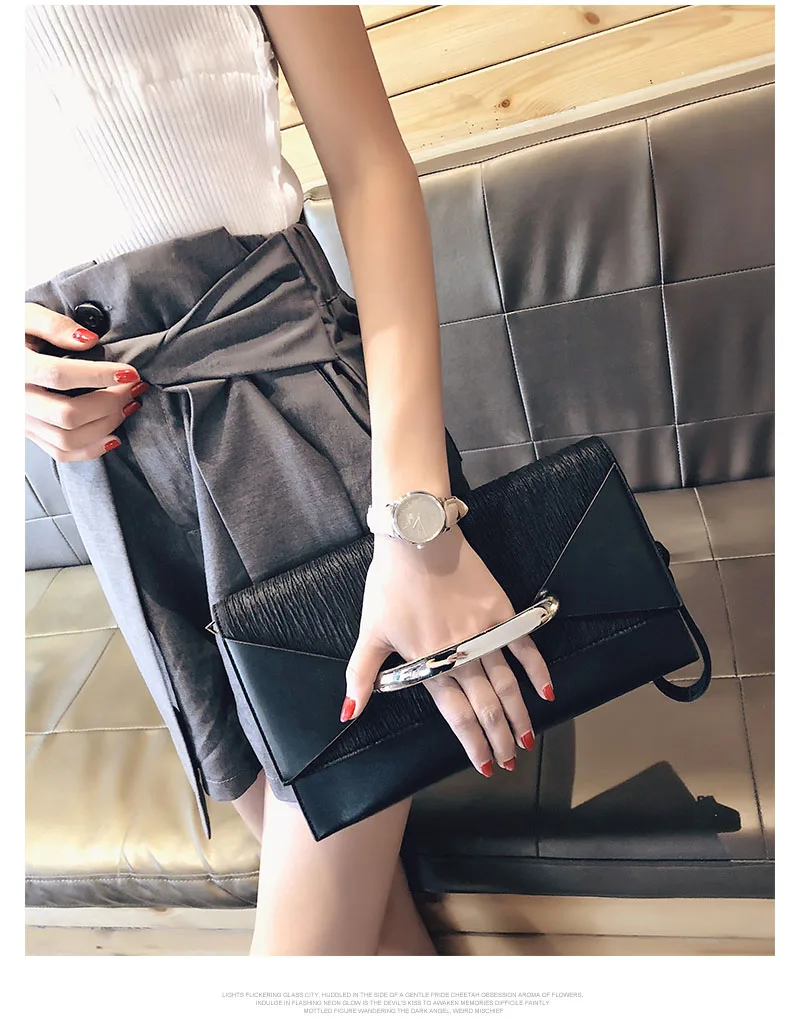 Yonder envelope clutch bag women leather birthday party evening clutch bags for women ladies shoulder clutch bag purse female