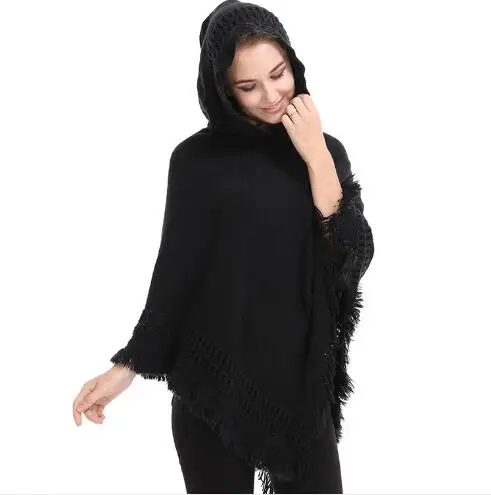 Women Sweater Coat 2018 Autumn New Women Loose Hooded Sweater Coat Plus Size Female Outwear Casual Batwing Sleeve Sweater FR1073
